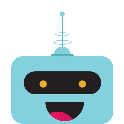 Robot head 18 clipart