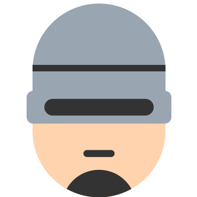 Robot head 19 clipart