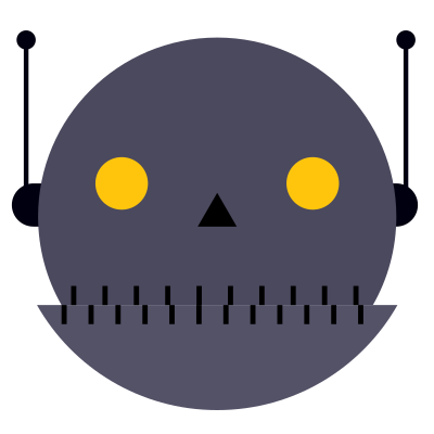 Robot head 23 clipart