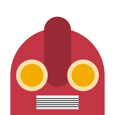 Robot head 35 clipart