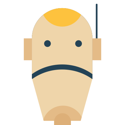 Robot head 41 clipart