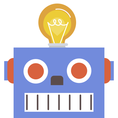 Robot head 7 clipart