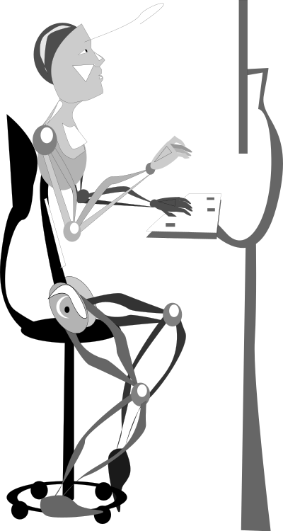 Robot-Posthuman clipart