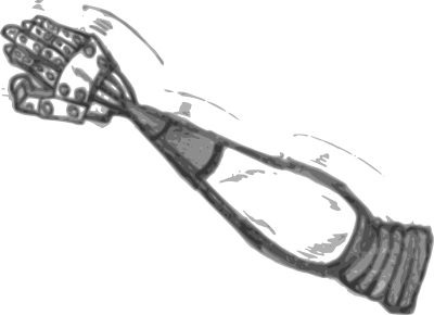 Robotic arm clipart