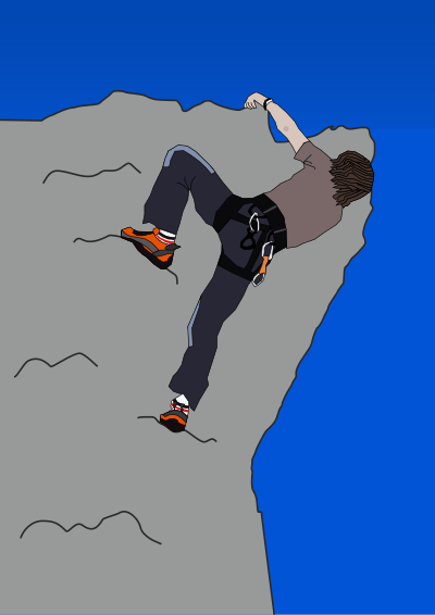 Rock Climber clipart