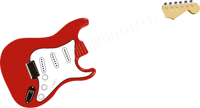 Rock guitar clipart