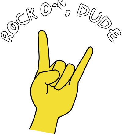 Rock On! clipart