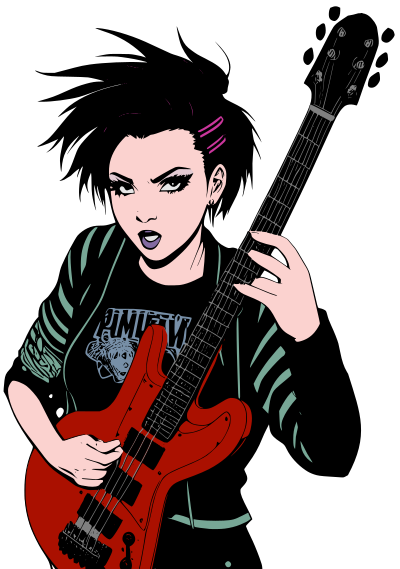 Rock On! - Colour Remix clipart