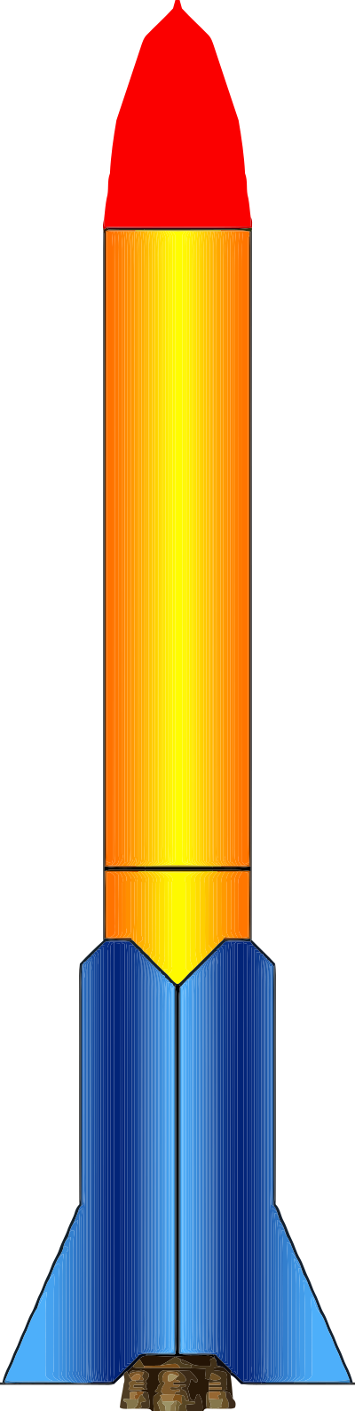 Rocket 8 clipart