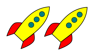 Rockets for Fluency clipart