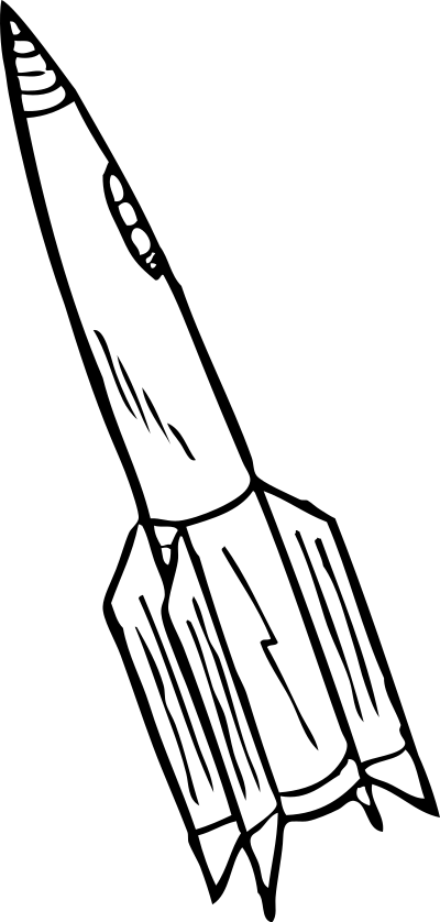 Rocketship clipart