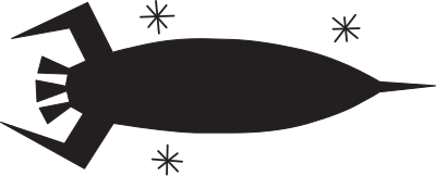 Rocketship clipart