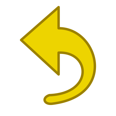 Rodentia-icons, edit-undo clipart