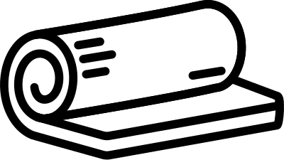 Roll of insulation icon clipart