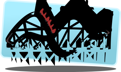 Roller coaster clipart