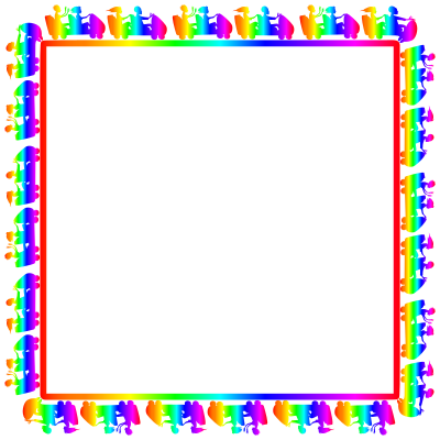 Roller Coaster Frame 2 Spectrum clipart
