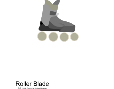 Rollerblades clipart