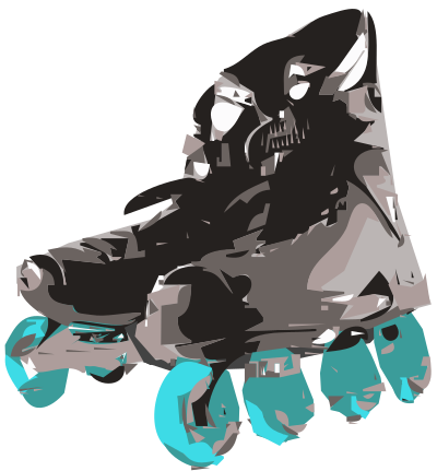 Rollerblading - Remix clipart