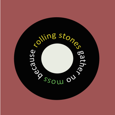 Rolling stones clipart