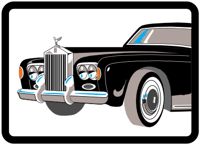 Rolls royce shadow clipart