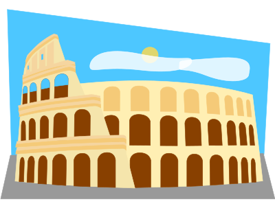 Roman Colosseum clipart
