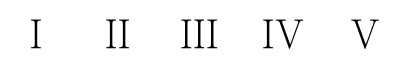 Roman Numerals clipart