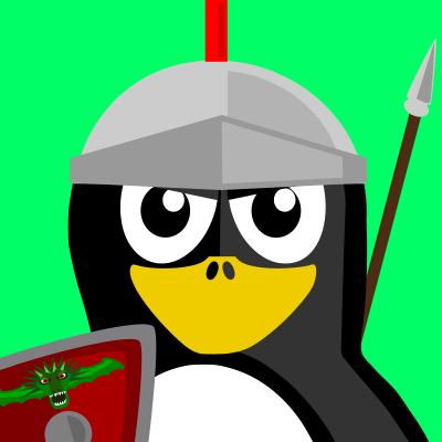 Roman Soldier Penguin clipart
