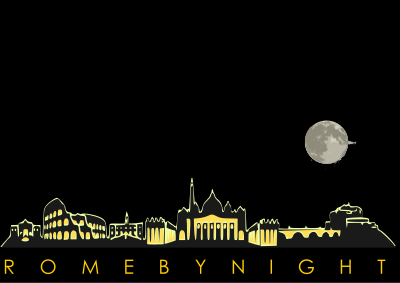 ROME BY NIGHT clipart