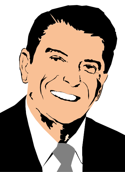 Ronald reagan clipart