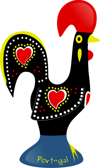 Rooster of Barcelos clipart