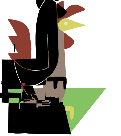 Rooster - Remix clipart