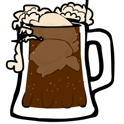 Root Beer Float clipart