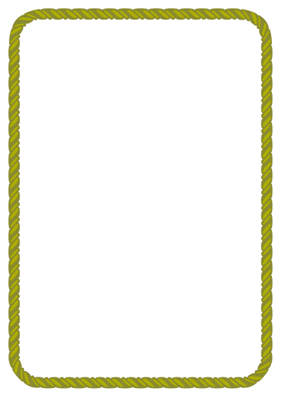 Rope Border 4 (A4 size) clipart