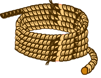 Rope - coloured clipart