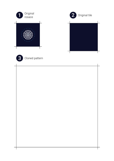 Rosace pattern clipart