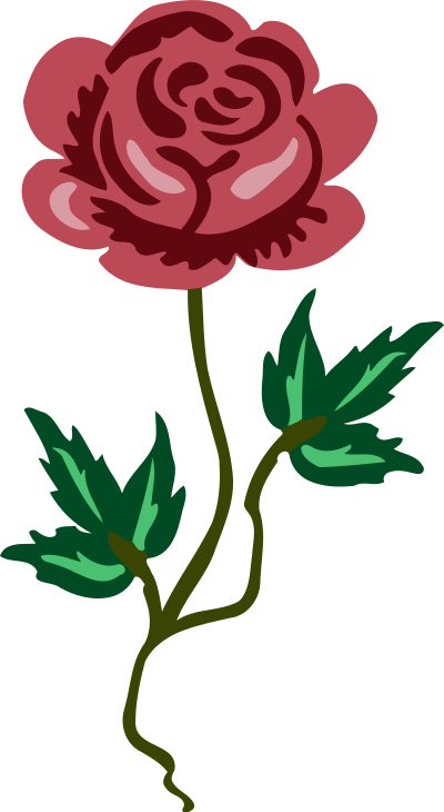 Rose 17 clipart