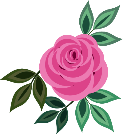 Rose 20 (pink) clipart