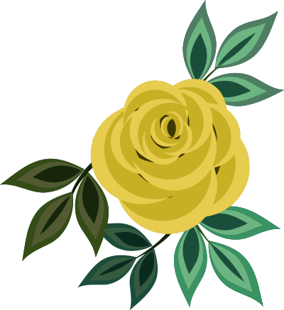 Rose 20 (yellow) clipart