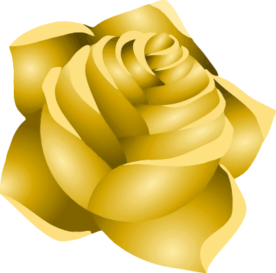 Rose 22 (yellow) clipart