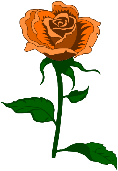 Rose 27 (colour 4) clipart