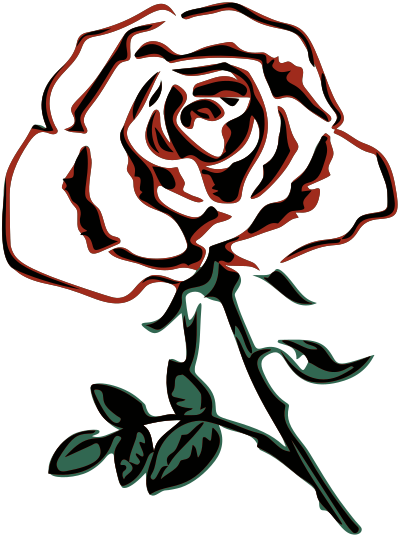 Rose 34 clipart