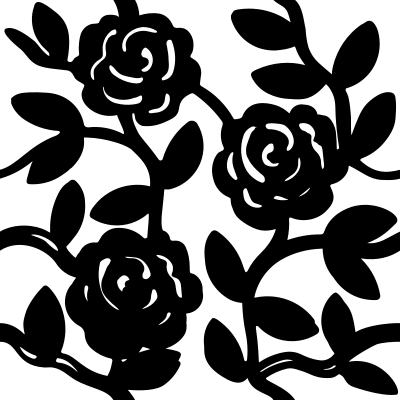Rose pattern clipart