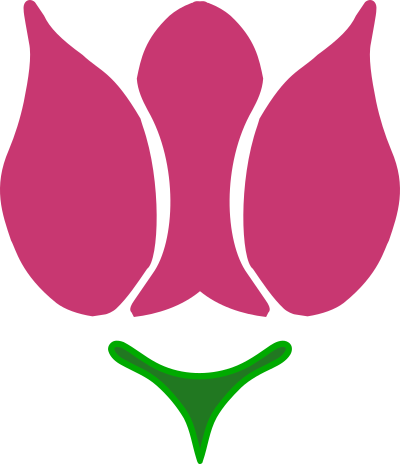 Rose - Symmetrical clipart