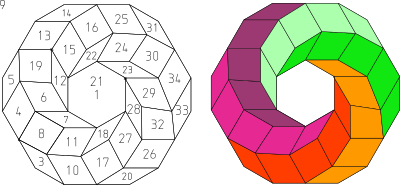 Rotating & Tumbling geometry clipart