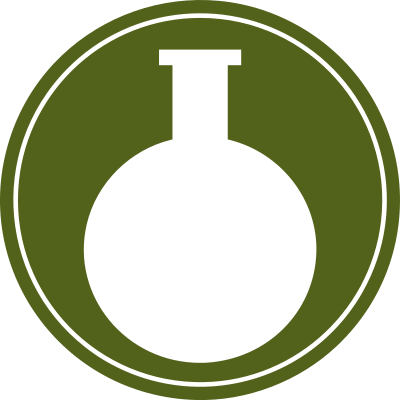 Round bottomed flask vectorized clipart