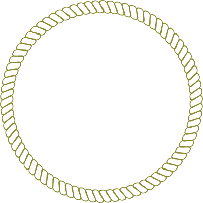 Round Rope Border clipart