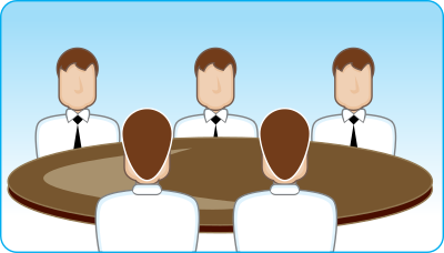 Round Table Discussion clipart