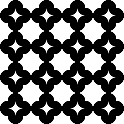 Round tetragrams octagrams clipart