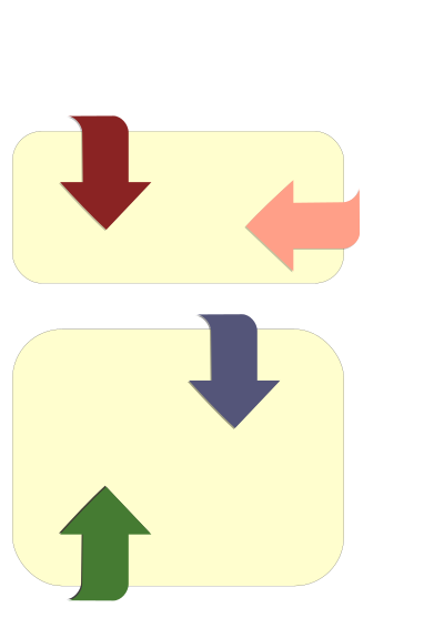 Rounded arrows clipart
