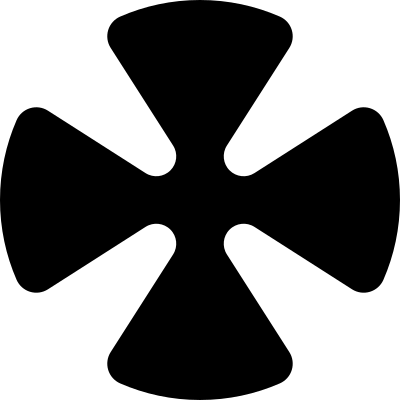 Rounded Cross clipart